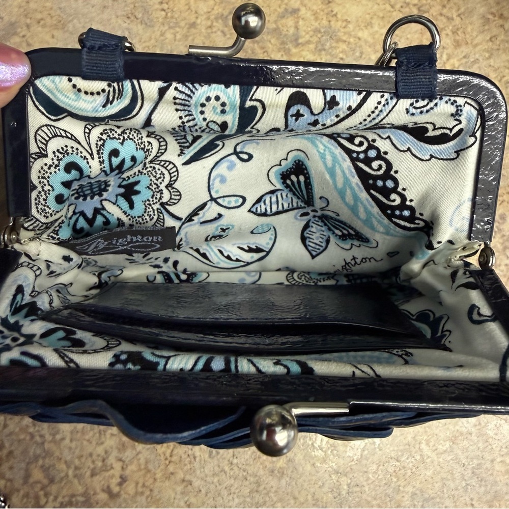 Brighton Rosalie Kisslock floral purse - Picture 4 of 9